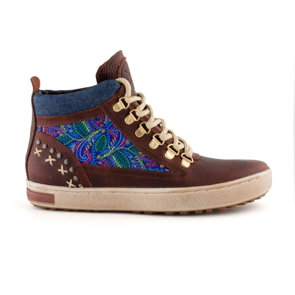 INKKAS Maverick Camping Boot Paisley + Leather IOB